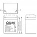 Acumulator staționar 12V 5Ah – LONG WP5-12B